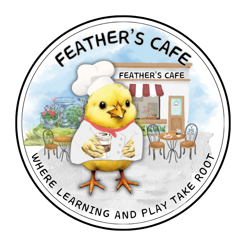 Feather's Cafe- Coffee Shop Sensory Bin