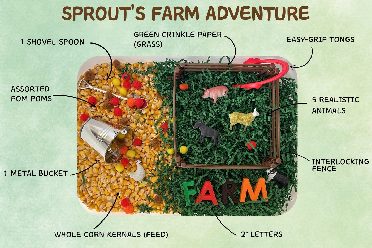 Sprout's Farm Adventure – A Farm Sensory Kit